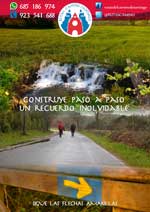 Cartel Ruta Camino de Santiago