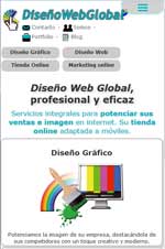 Diseño Web Global en smartphone