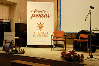 Escenario del Ateneo de Cáceres