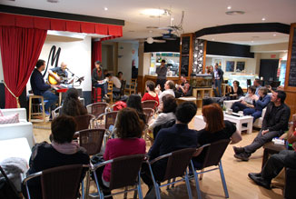 Gran ambiente en Manolita café (Salamanca)